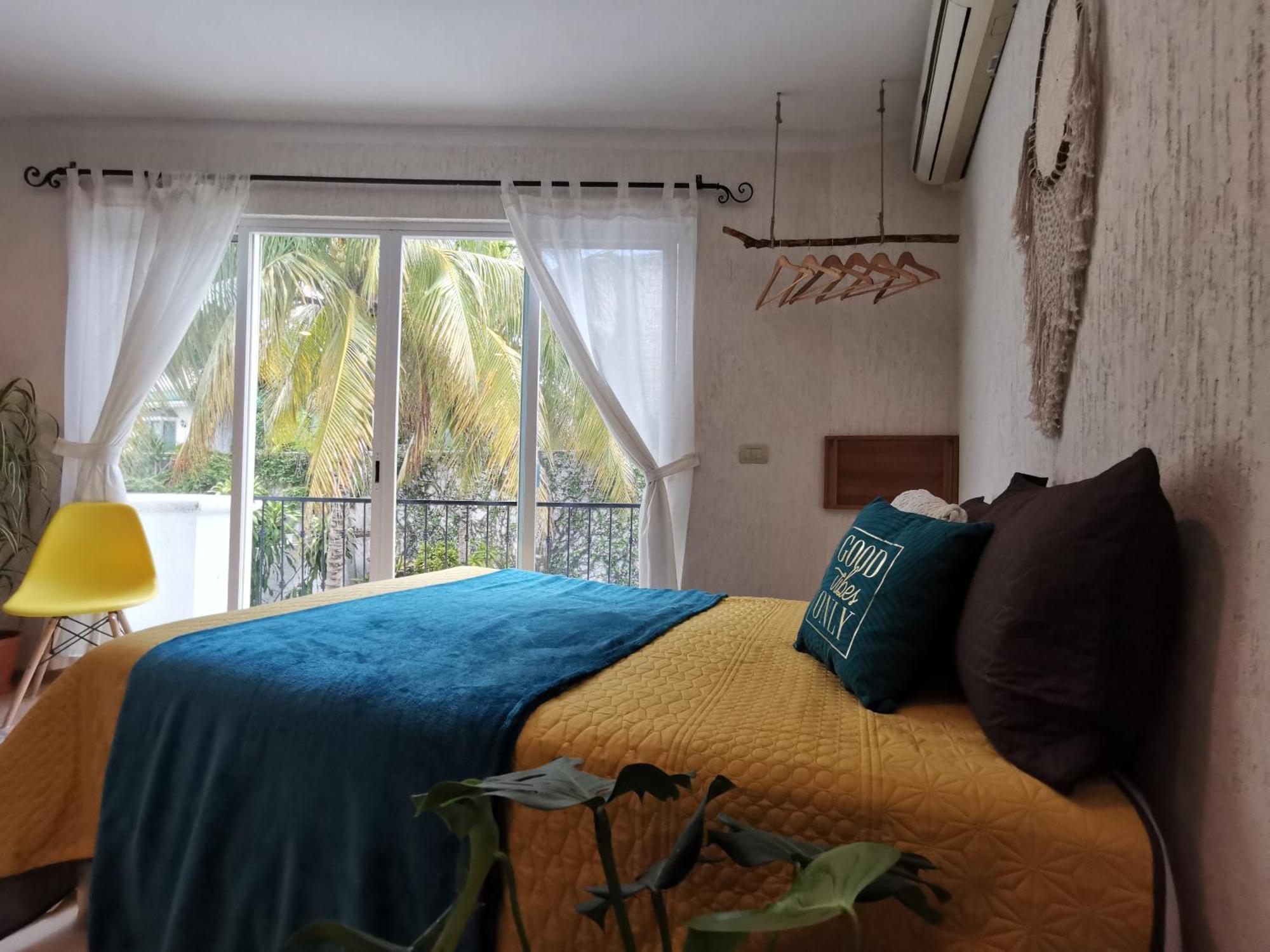 Beautiful & Cozy Near Beach Apartment Pool & Kingsize Bed カンクン 部屋 写真