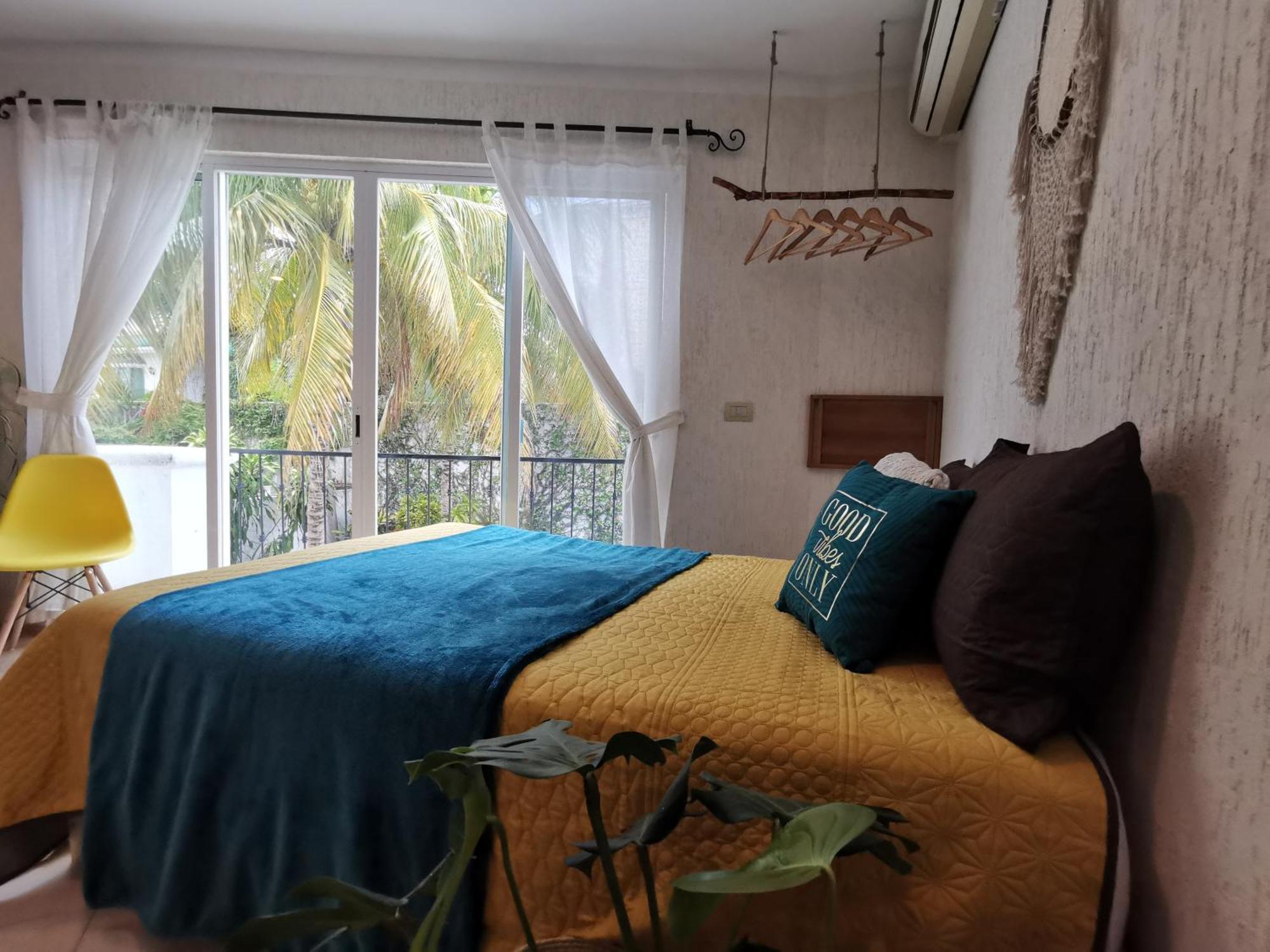 Beautiful & Cozy Near Beach Apartment Pool & Kingsize Bed カンクン 部屋 写真
