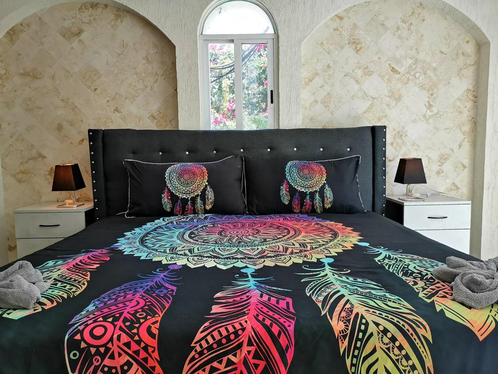 Beautiful & Cozy Near Beach Apartment Pool & Kingsize Bed カンクン 部屋 写真