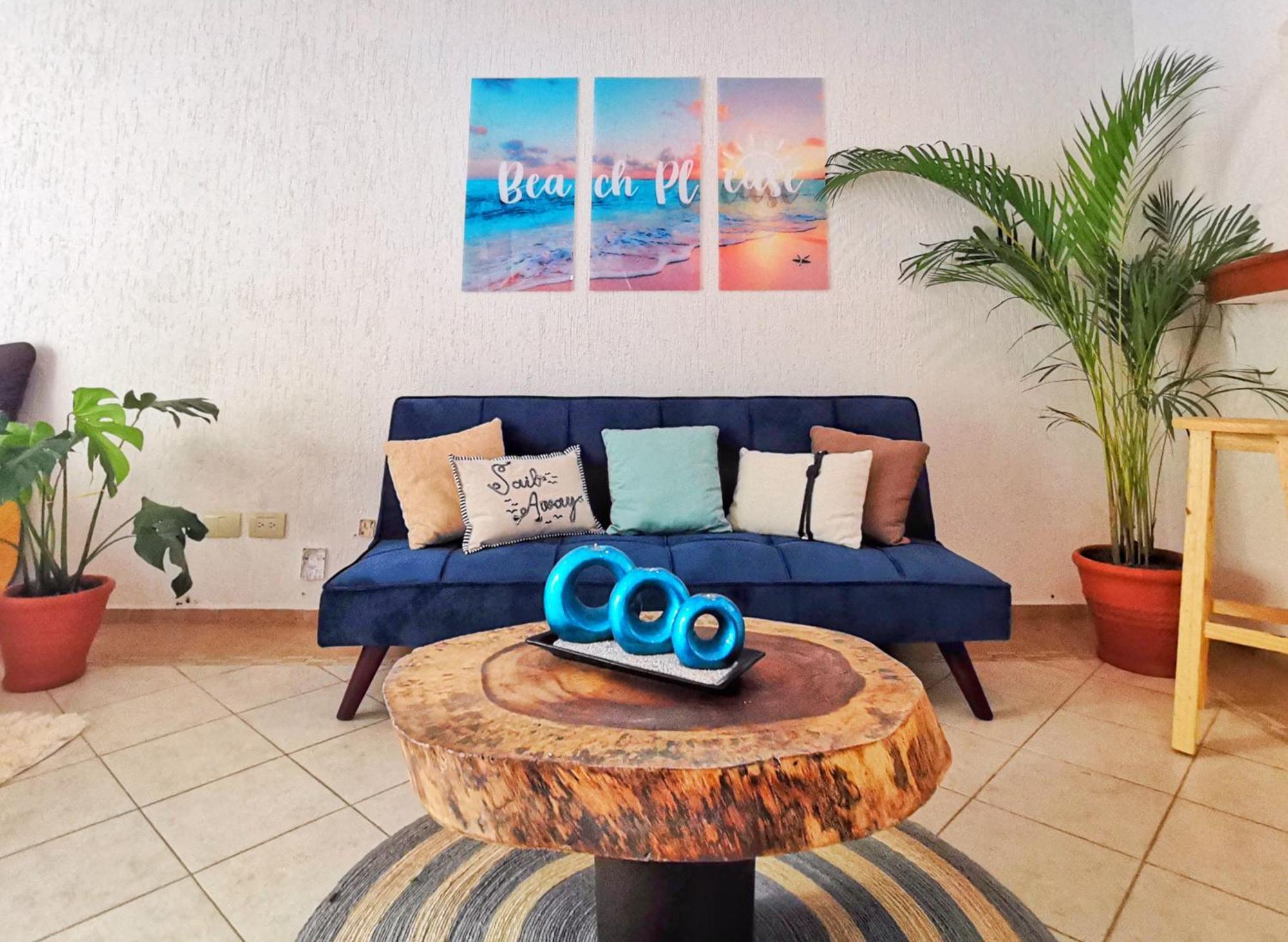 Beautiful & Cozy Near Beach Apartment Pool & Kingsize Bed カンクン 部屋 写真
